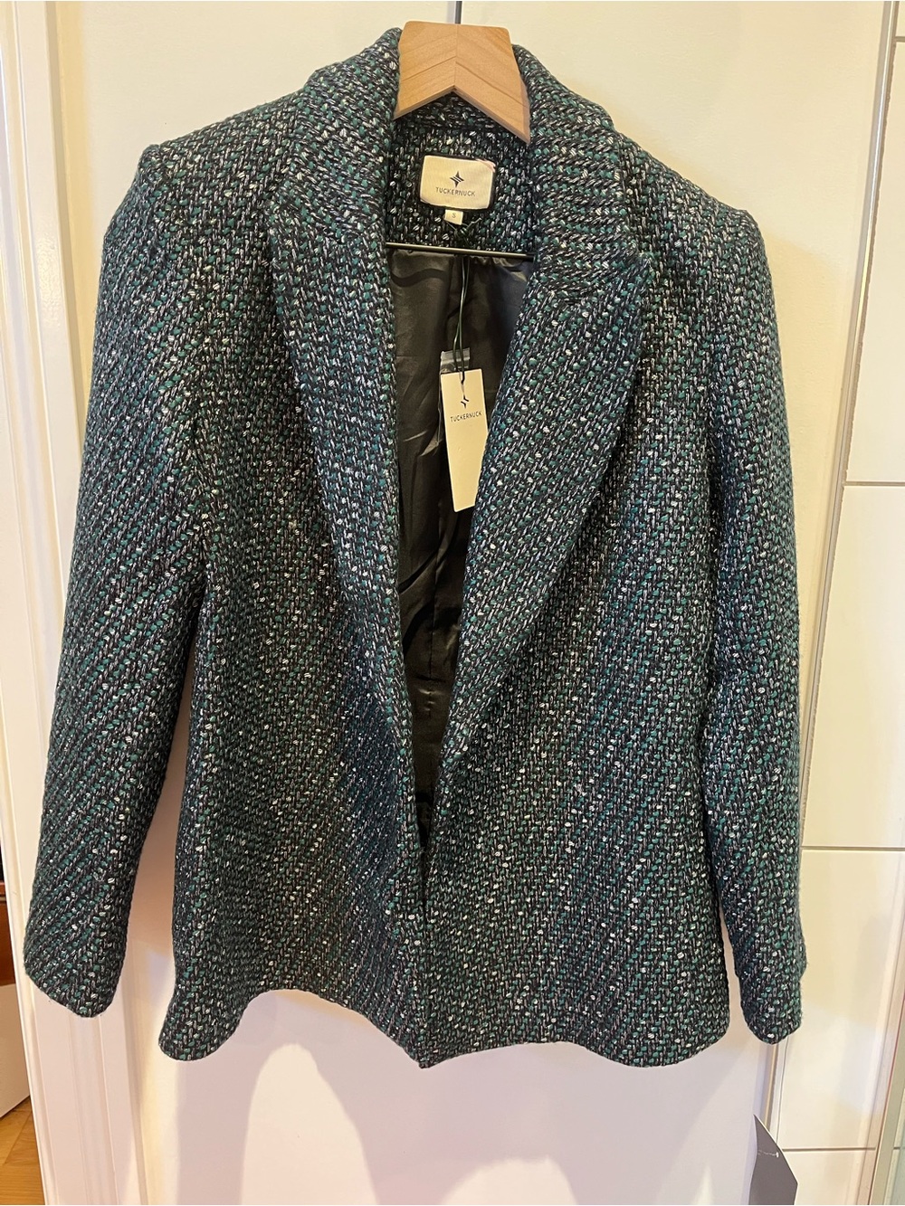 Tuckernuck Teal-Blue Tweed Blazer